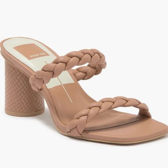NWB Dolce Vita Nairi Braided Strappy Sandal Cafe Stella - Picture 1 of 8